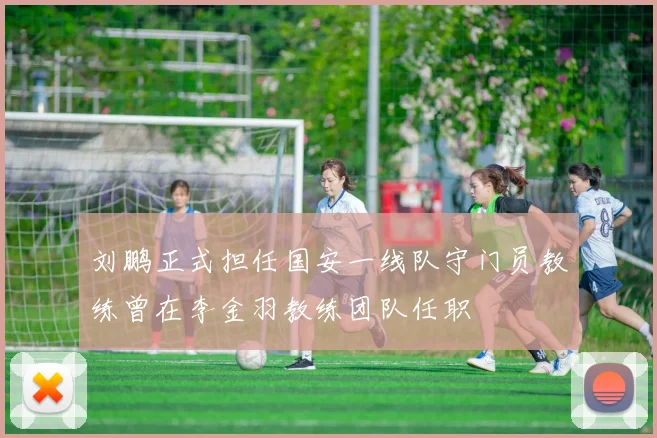 刘鹏正式担任国安一线队守门员教练曾在李金羽教练团队任职
